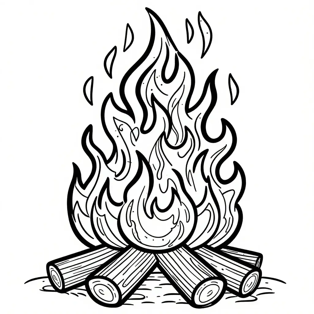 Dynamic Bonfire & Swirling Flames