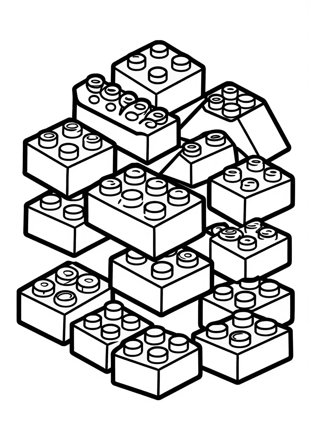 Whimsical Plastic Building Bricks