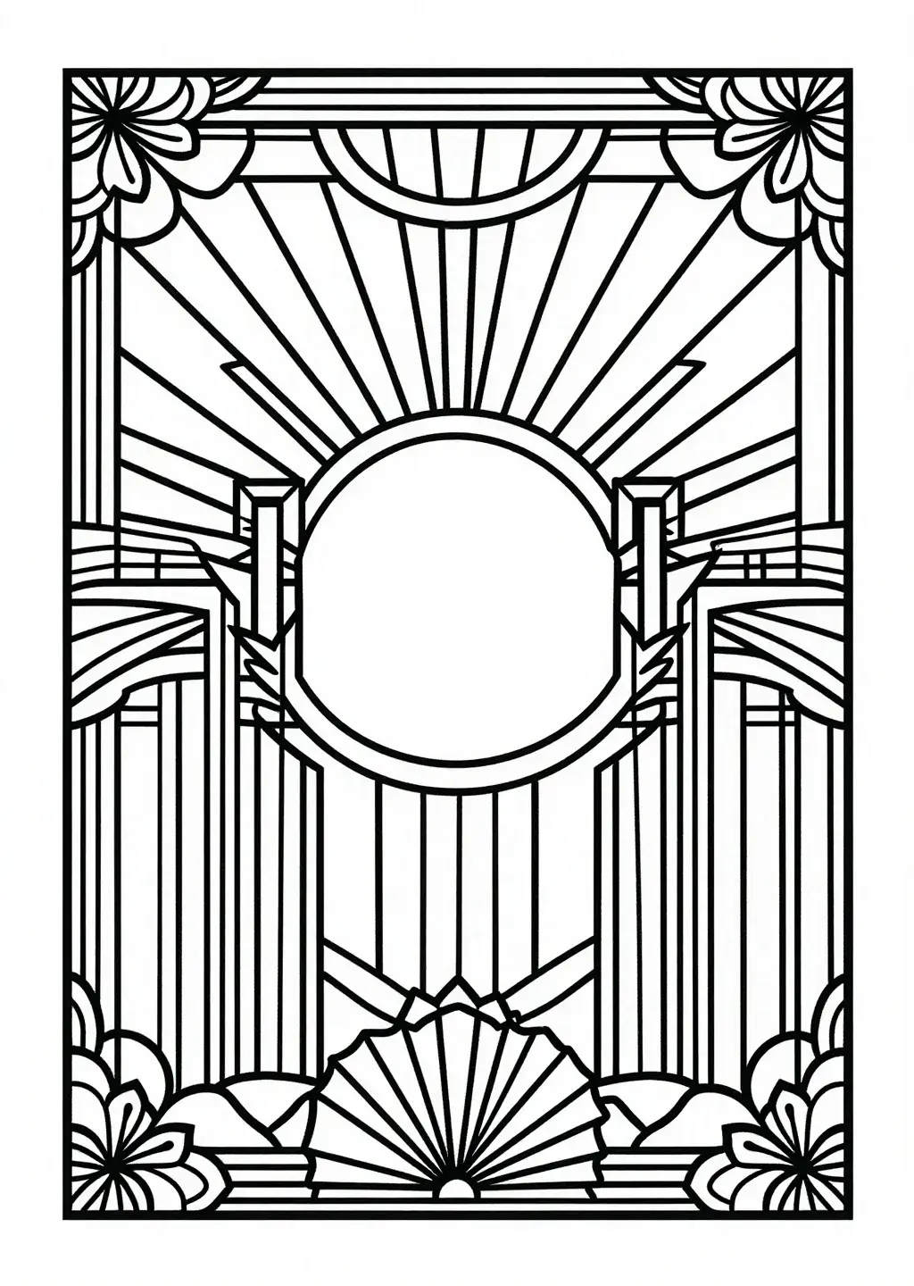 Art Déco : Rayons de soleil et élégance géométrique