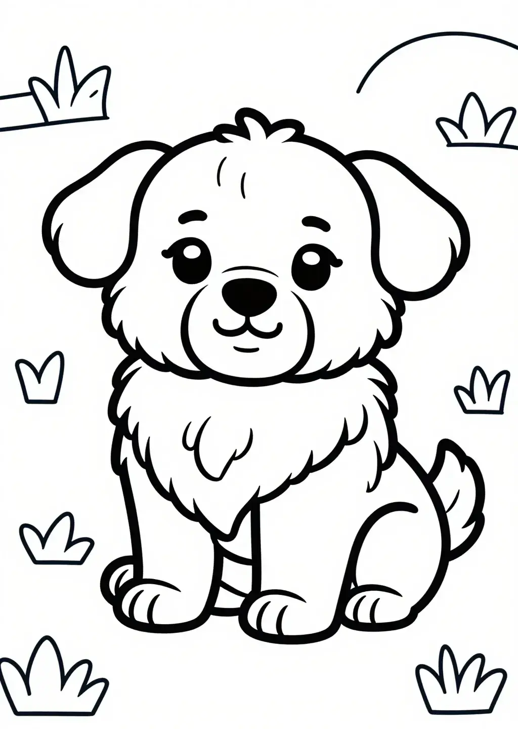 Adorable Chiot Moelleux – Attendant Patiemment