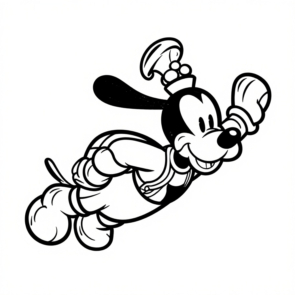 Goofy's Stellar Space Flight