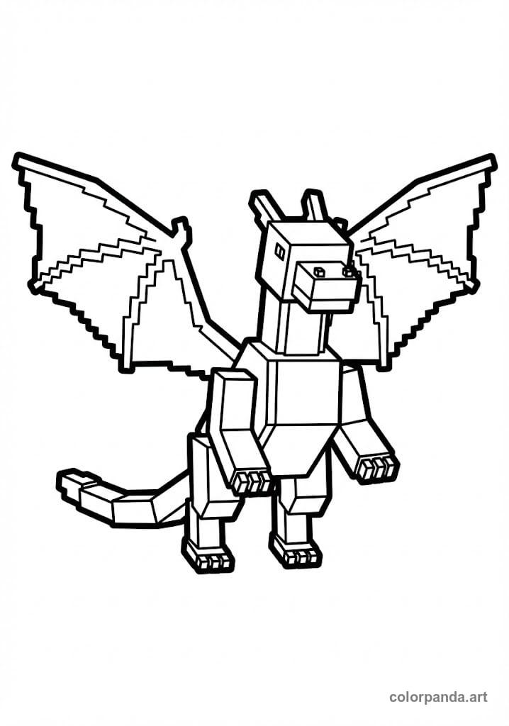 Roblox Legendäres Drachen-Haustier Ausmalbild - Kostenlose Malvorlage